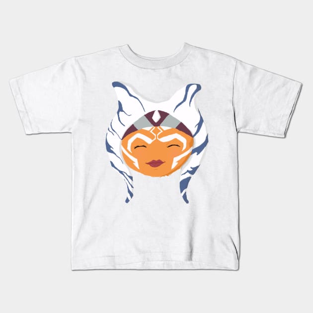 Chibi smiling Ahsoka Kids T-Shirt by Kochu